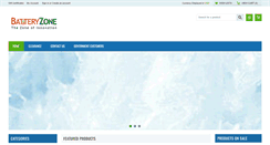 Desktop Screenshot of batteryzone.com