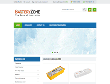 Tablet Screenshot of batteryzone.com